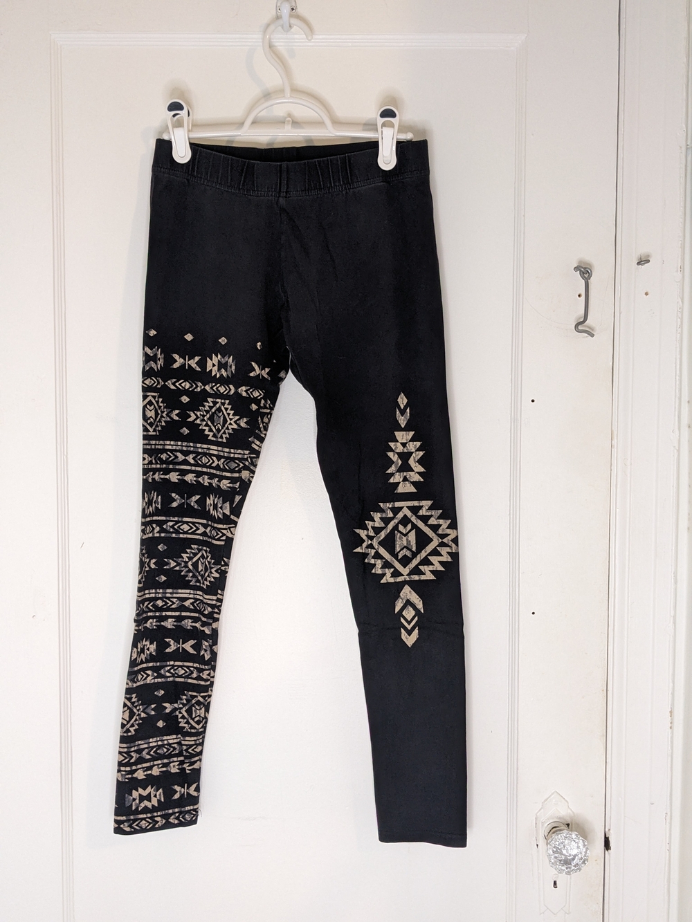 Garage Asymmetrical Print Leggings